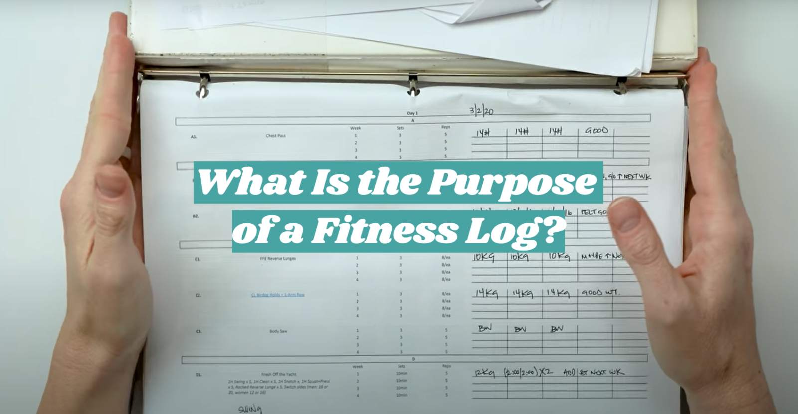What Is the Purpose of a Fitness Log?